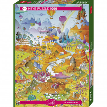 Puzzle - Cartoon Classics Idyll By The Field - 1000 Pièces