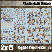 Decalcomanies - Camouflage Désert Digital