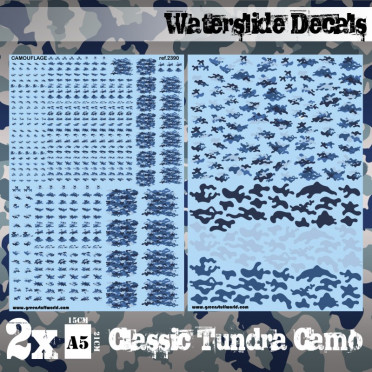 Waterslide Decals - Classic Tundra Camo