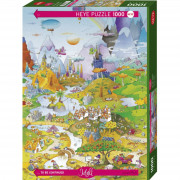 Puzzle - Cartoon Classics Idyll By The Lake - 1000 Pièces