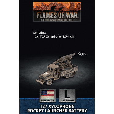 Flames of War - T27 Xylophone Rocket Launcher Battery