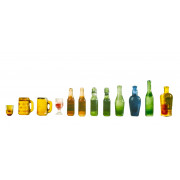 Ziterdes: Drinking Glass Bottles and Glasses set, 24 pieces
