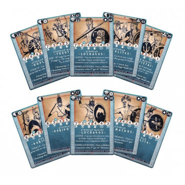 Mortal Gods - Athenian Card Set & Rules Booklet