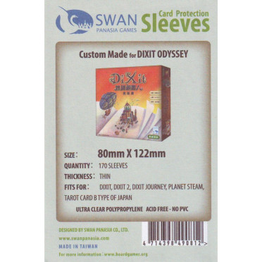 Swan Panasia - Card Sleeves Standard - 80x122mm - 170p