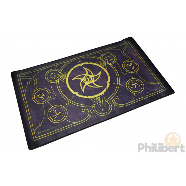 Playmat Infinite Black - The Astral Elder Sign Mystic Purple