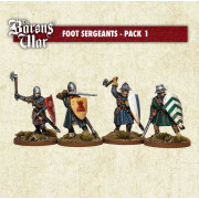 The Baron's War - Foot Sergeants with Hand Weapons 1