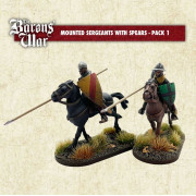 The Baron's War - Mounted Sergeants with Spears 1