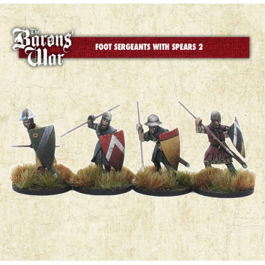 The Baron's War - Foot Sergeants with Spears 2