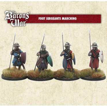 The Baron's War - Foot Sergeants Marching