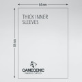 Gamegenic - 100 Thick Inner Sleeves - 64x89 2