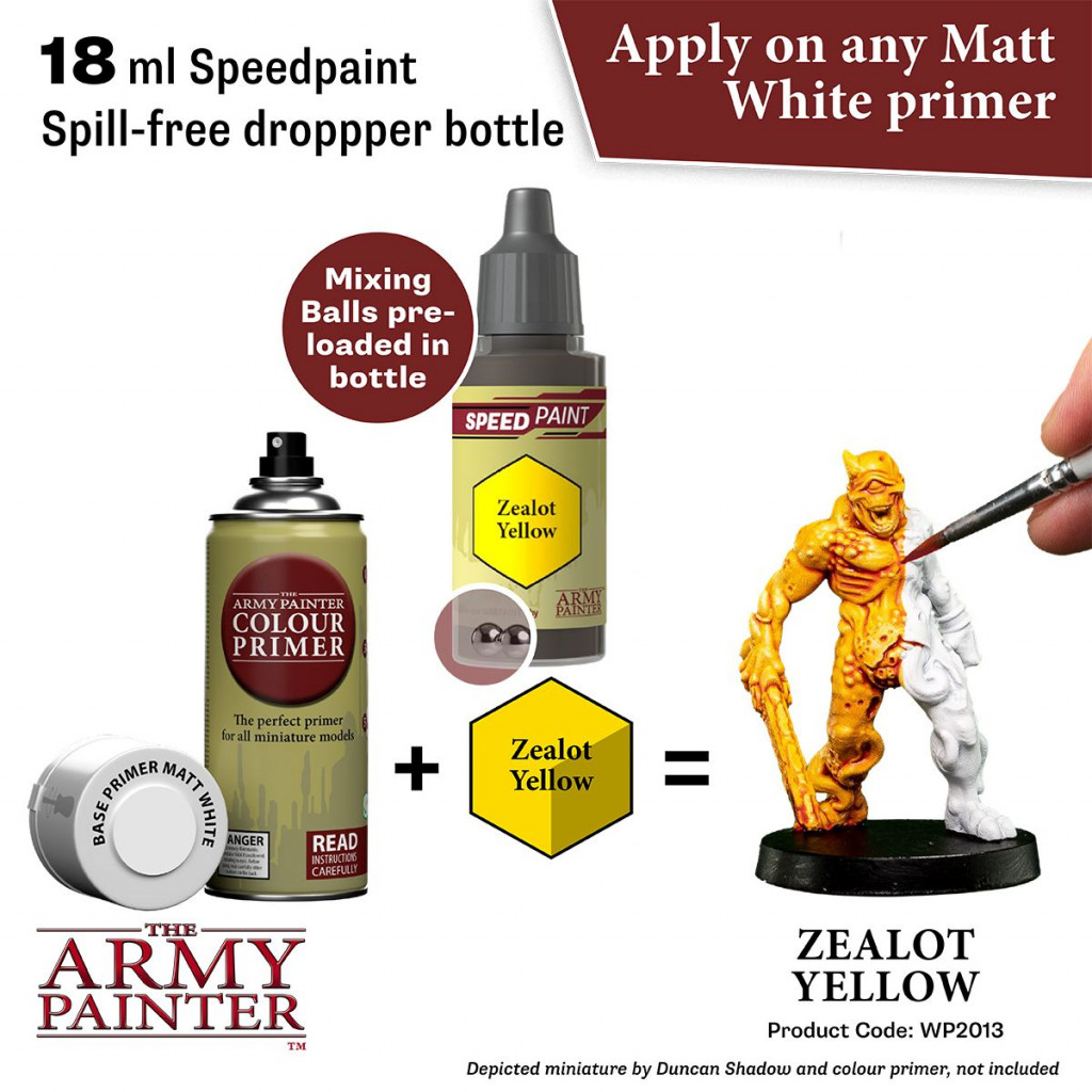 Acheter Peinture figurine Army Painter : Speedpaint - Pastel Yellow - Army  Painter