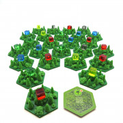 Forest Tiles for Terraforming Mars - 25 pieces