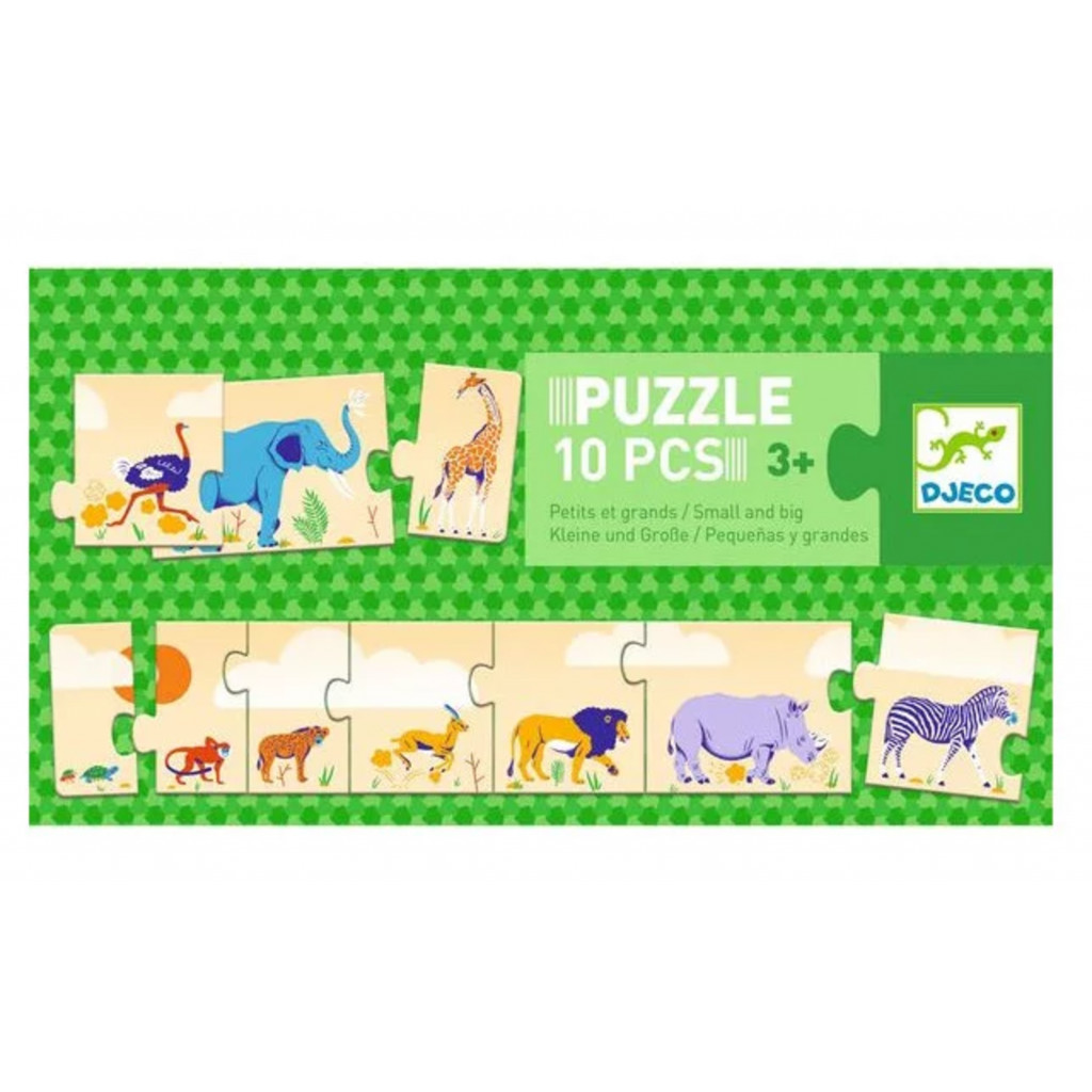 Puzzle Géant 1 à 10 Jungle Djeco Éducatif Enfant