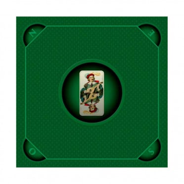 Tapis Tarot - Cœur de Pique Excellence : Vert (60x60cm)