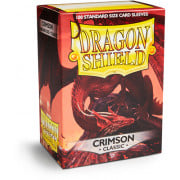 Dragon Shield - Standard 100 Sleeves : Couleur Crimson