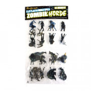 Flat Plastic Miniatures - Zombie Horde - 31 Pieces