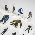 Flat Plastic Miniatures - Zombie Horde - 31 Pieces 2