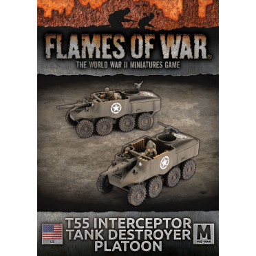 Flames of War - T55 Interceptor Tank Destroyer Platoon