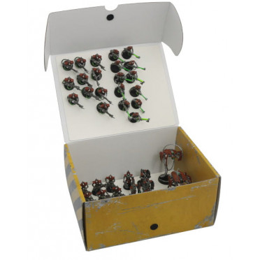 Half-size Medium Box with two Plates for Magnetically-based Miniatures