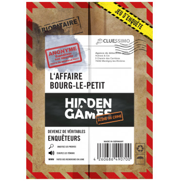 Hidden Games No. 1 - L'affaire Bourg-Le-Petit