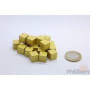 20 Cubes Bois 10mm :