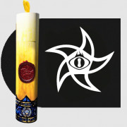 Ritual Candle Dice Tube - The Astral Elder Sign