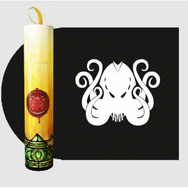 Ritual Candle Dice Tube - The Mark of the Necronomicon