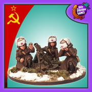 Female Soviet Winter 82mm Mortar & Crew