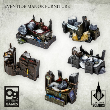 Frostgrave Official Terrain Series - Eventide Manor Furniture