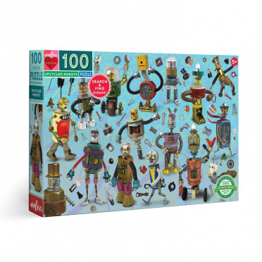 Puzzle - Robots Recyclés - 100 Pièces