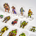 Flat Plastic Miniatures - The Wildlands - 62 Pieces 2