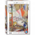 Puzzle - Marc Chagall - Paris à travers la Fenêtre - 1000 Pièces 0