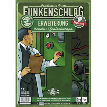 Funkenschlag Erw. 2 (Recharged Version) : Benelux / Zentraleuropa