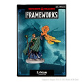 D&D Frameworks Unpainted Miniatures - Elf Wizard Female 0