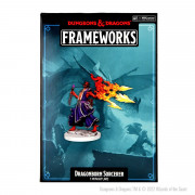 D&D Frameworks Unpainted Miniatures - Dragonborn Sorcerer Female
