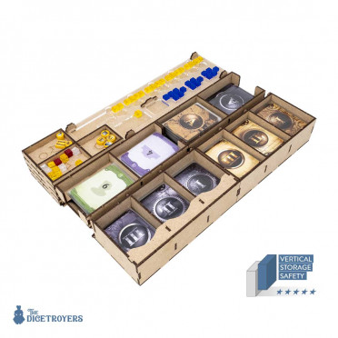 Storage for Box Dicetroyers - Through the Ages with acrylic boards set