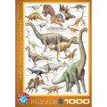 Puzzle - Dinosaures de la Période du Jurassique - 1000 Pièces 0