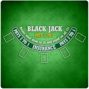 Tapis de Jeu pour Black Jack