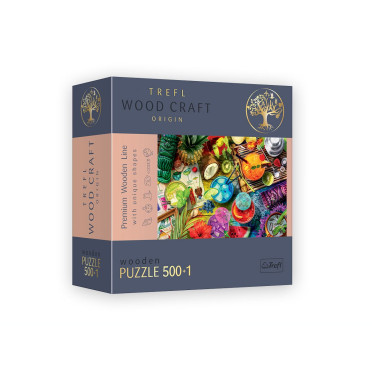 Puzzle Wood Craft - Colorful Cocktails - 500 Pièces