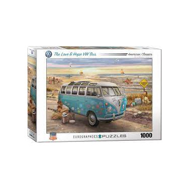 Puzzle - The Love & Hope VW BuS - 1000 Pièces
