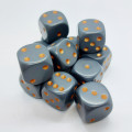 Set of 12 6-sided dice Chessex : Opaque 15