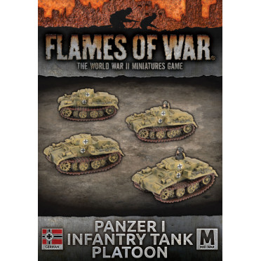 Flames of War - Panzer I Infantry Tank Platoon