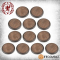 Carnevale - 40mm Wooden Plank Bases 0