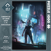 Art & Meeple – Puzzle Chronicles of Crime - 1000 pièces