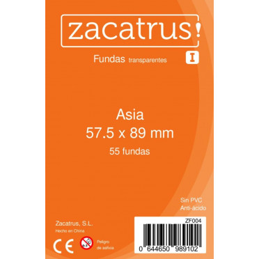 Protège-cartes Zacatrus Asia (57,5 mm x 89 mm)