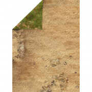 Playmats - Mousepad - Tapis recto/verso - Rocky Desert / Grassland - 44"x60"