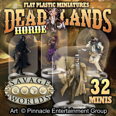 Flat Plastic Miniatures: Deadlands Horde
