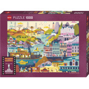 Puzzle - Wes Anderson Films - 1000 Pièces