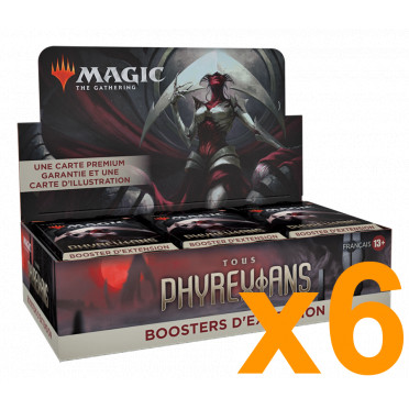 Magic The Gathering : Tous Phyrexians - Lot de 6 Boîtes de 30 boosters d'extension