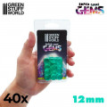 Plastic Gems 12mm 10